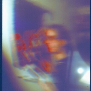 Joe Fig in a a studio via a fisheye.